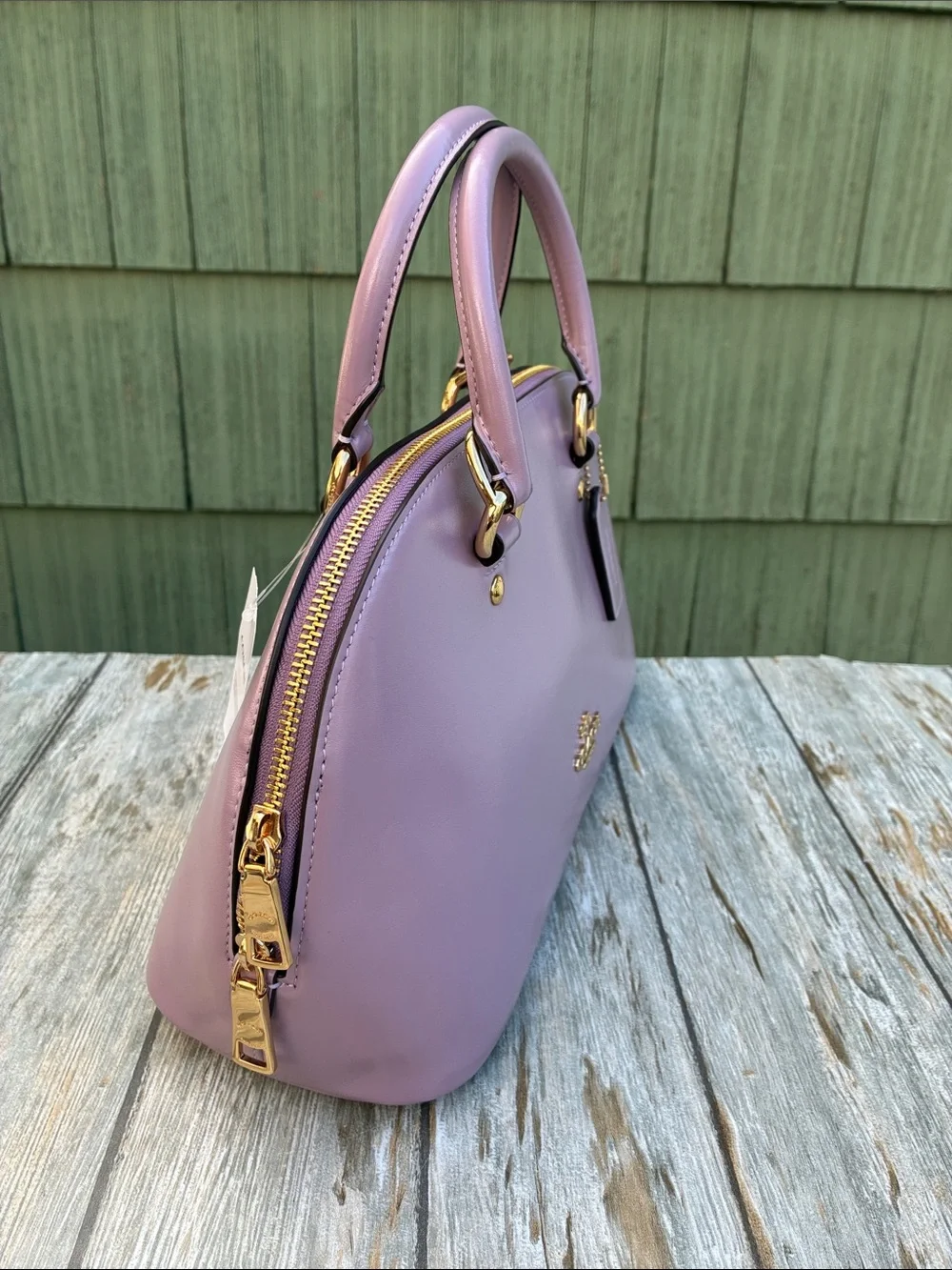 Coach Lara Satchel Leather Bag Purse